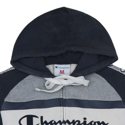 Mens UK Size M Champion Grey Full Zip Hoodie
