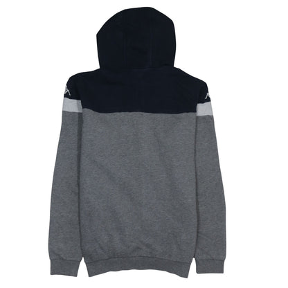 Mens UK Size XL Kappa Grey Full Zip Hoodie