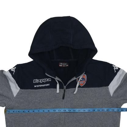 Mens UK Size XL Kappa Grey Full Zip Hoodie