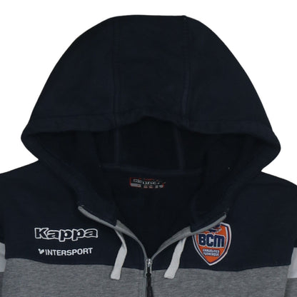 Mens UK Size XL Kappa Grey Full Zip Hoodie