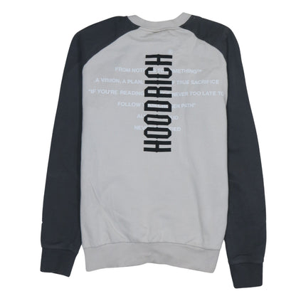 Mens UK Size S Hoodrich Grey Pullover Sweatshirt