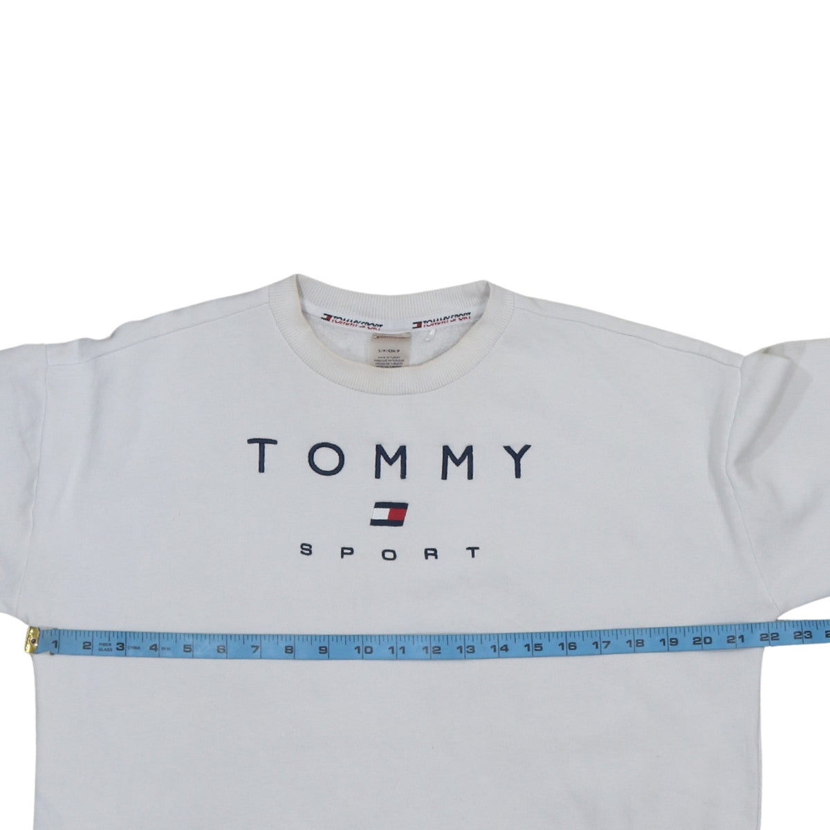 Mens UK Size S Tommy Sport White Pullover Sweatshirt