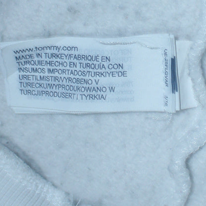 Mens UK Size S Tommy Sport White Pullover Sweatshirt