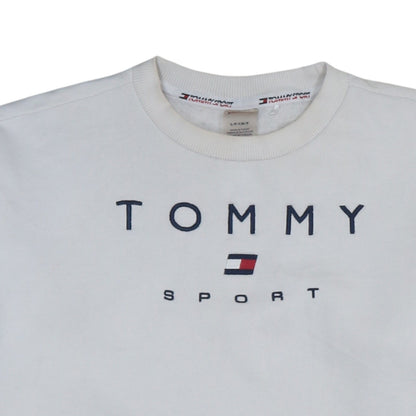 Mens UK Size S Tommy Sport White Pullover Sweatshirt