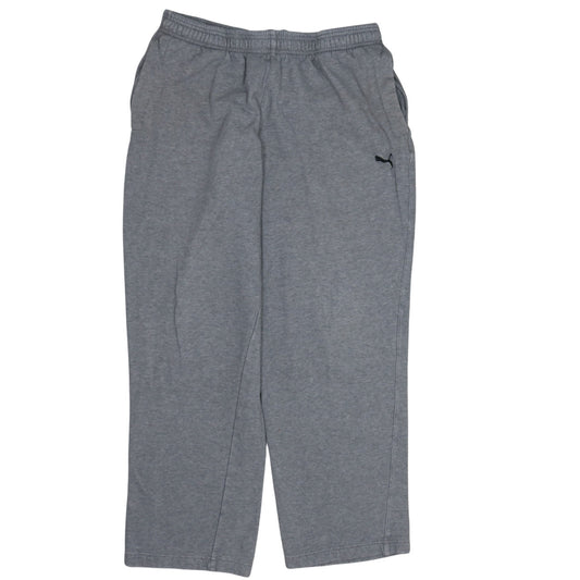 Mens UK Size L PUMA Regular Fit Sweatpants Grey Trousers