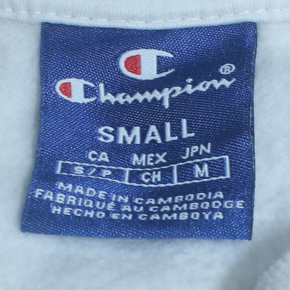 Mens UK Size S Champion White Pullover Sweatshirt