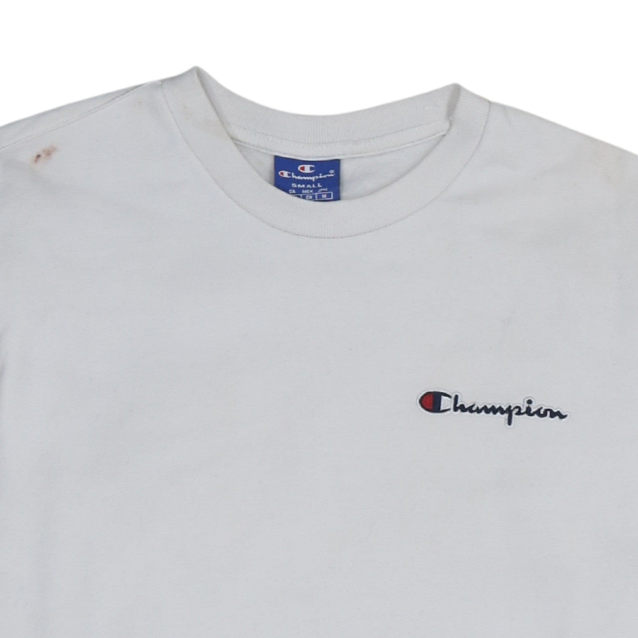Mens UK Size S Champion White Pullover Sweatshirt