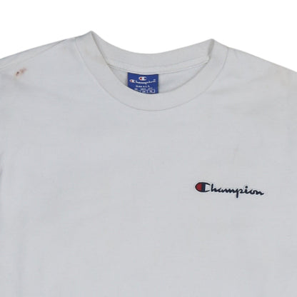 Mens UK Size S Champion White Pullover Sweatshirt