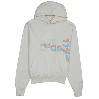 Mens UK Size M adidas Ivory Pullover Hoodie