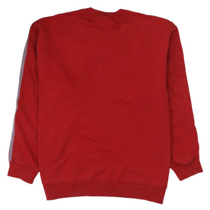 Womens UK Size S adidas Red Pullover Sweatshirt
