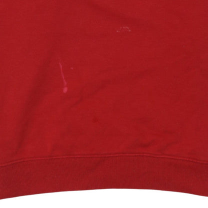 Womens UK Size S adidas Red Pullover Sweatshirt