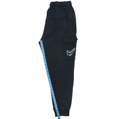 Mens UK Size M Nike Regular Fit Jogger Black Trousers
