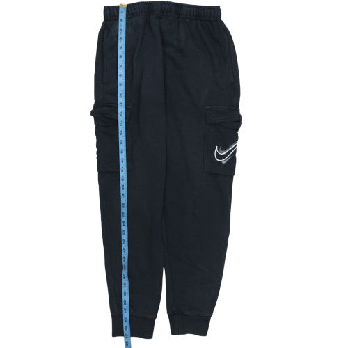Mens UK Size M Nike Regular Fit Jogger Black Trousers
