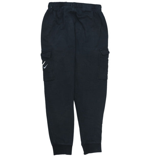 Mens UK Size M Nike Regular Fit Jogger Black Trousers