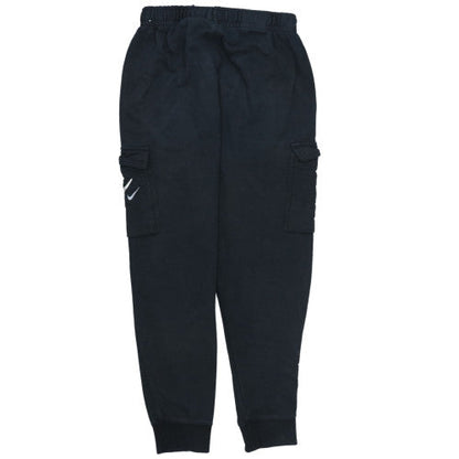 Mens UK Size M Nike Regular Fit Jogger Black Trousers
