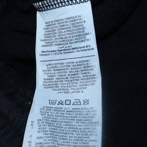 Mens UK Size M Nike Regular Fit Jogger Black Trousers