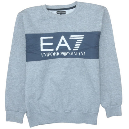 Mens UK Size M Emporio Armani Grey Pullover Sweatshirt