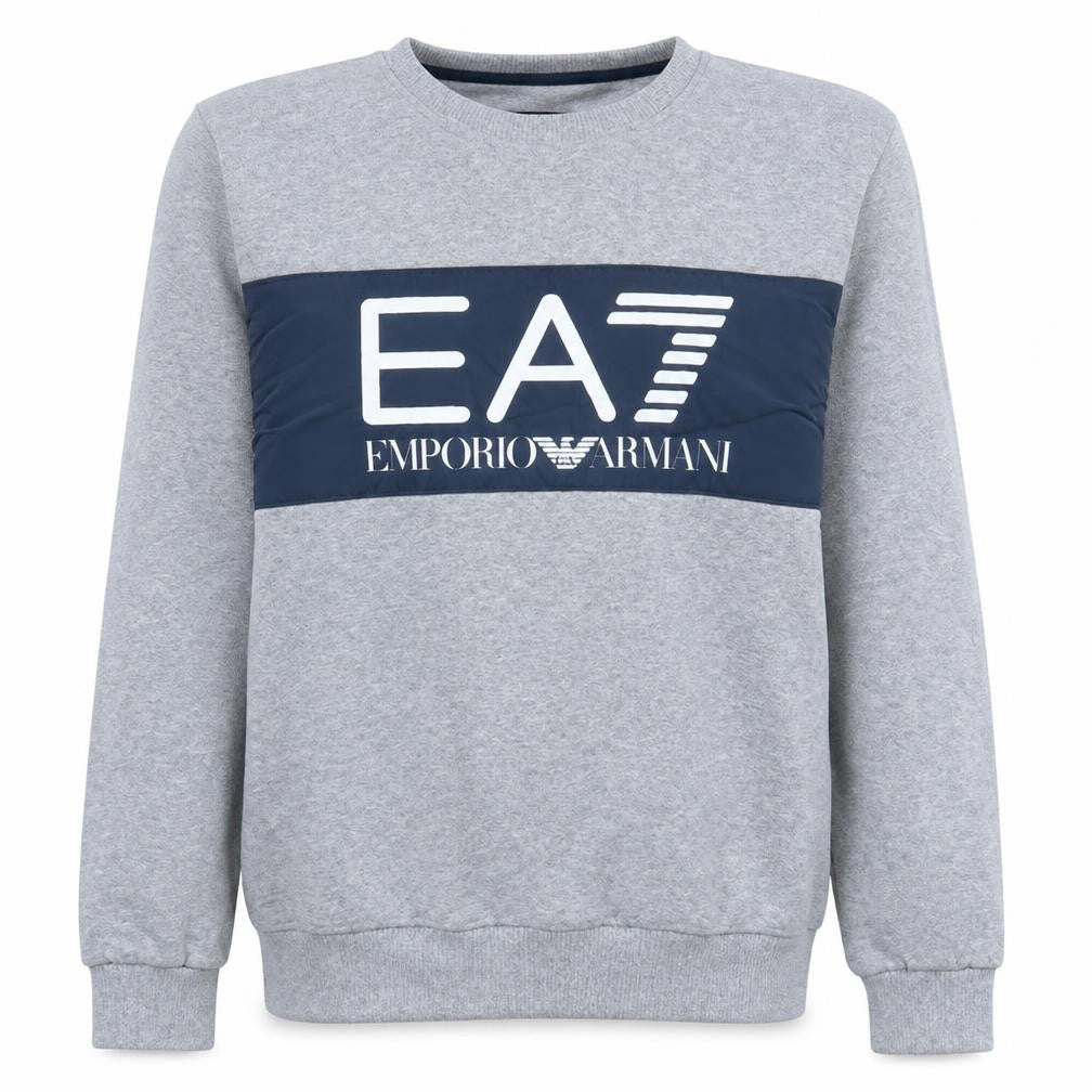 Mens UK Size M Emporio Armani Grey Pullover Sweatshirt