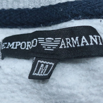Mens UK Size M Emporio Armani Grey Pullover Sweatshirt