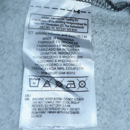 Teens UK Size 164 adidas Grey Full Zip Hoodie