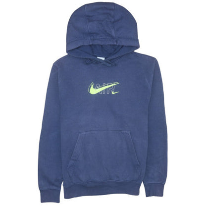 Mens UK Size XS Nike Blue Pullover Hoodie