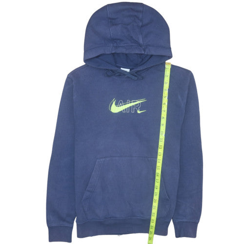 Mens UK Size XS Nike Blue Pullover Hoodie
