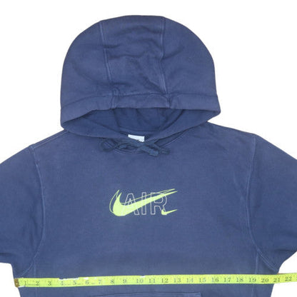 Mens UK Size XS Nike Blue Pullover Hoodie