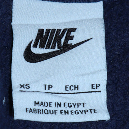 Mens UK Size XS Nike Blue Pullover Hoodie