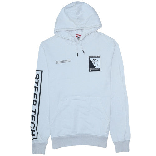 Mens UK Size M The North Face White Pullover Hoodie