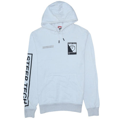 Mens UK Size M The North Face White Pullover Hoodie