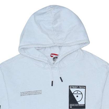 Mens UK Size M The North Face White Pullover Hoodie