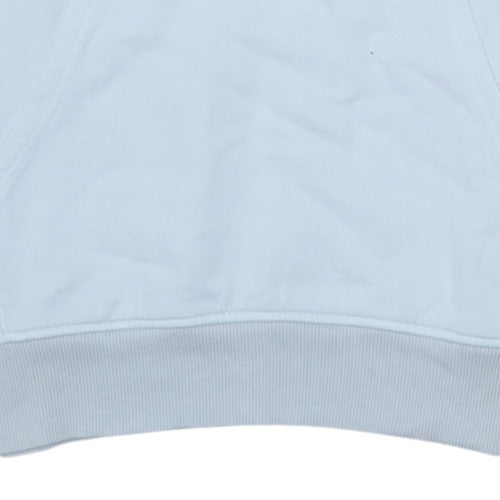 Mens UK Size M The North Face White Pullover Hoodie