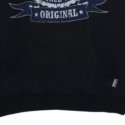 Mens UK Size XL Lonsdale Black Pullover Hoodie