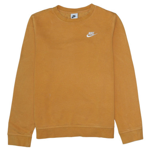 Mens UK Size M Nike Brown Pullover Sweatshirt