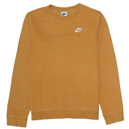 Mens UK Size M Nike Brown Pullover Sweatshirt