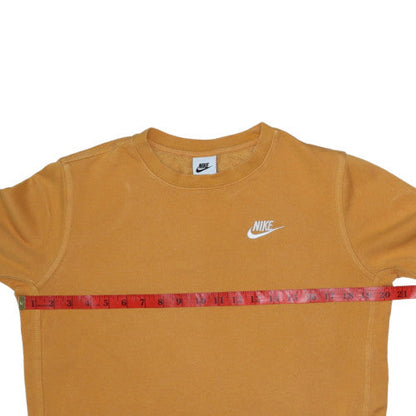 Mens UK Size M Nike Brown Pullover Sweatshirt