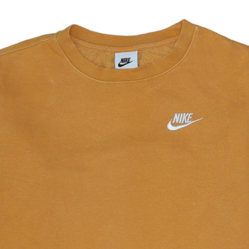 Mens UK Size M Nike Brown Pullover Sweatshirt