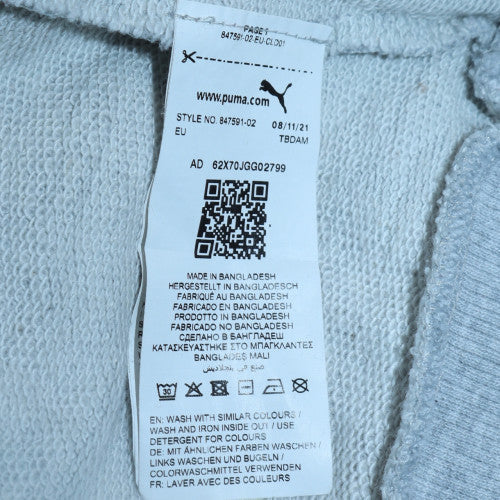 Teens UK Size 164 PUMA Grey Pullover Hoodie