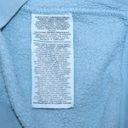 Mens UK Size S Nike Blue Pullover Hoodie
