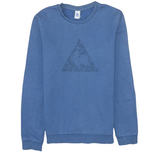 Mens UK Size S le coq sportif Blue Pullover Sweatshirt