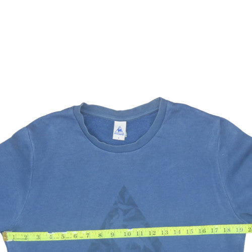 Mens UK Size S le coq sportif Blue Pullover Sweatshirt