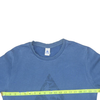 Mens UK Size S le coq sportif Blue Pullover Sweatshirt