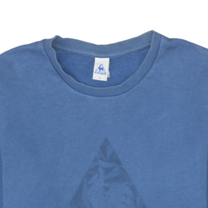 Mens UK Size S le coq sportif Blue Pullover Sweatshirt