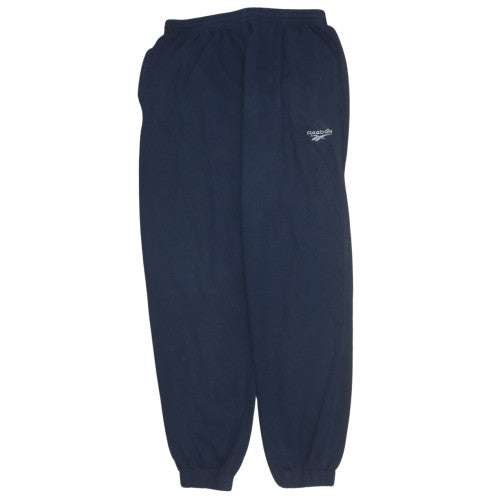 Mens UK Size M Reebok Regular Fit Sweatpants Blue Trousers