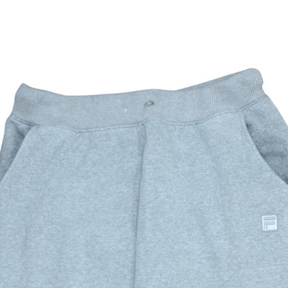 Fila Men's Grey Fleece Sweatpants L Regular Fit Tapered Joggers