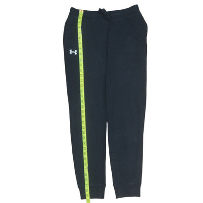 Under Armour Boys Black Jogger Trousers YLG Fleece Activewear