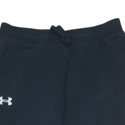Under Armour Boys Black Jogger Trousers YLG Fleece Activewear