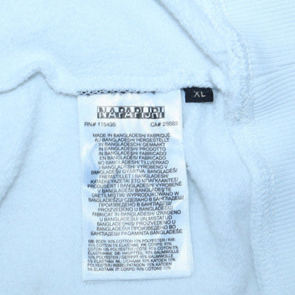 Mens UK Size XL Napapijri White Pullover Hoodie