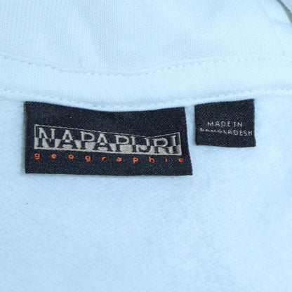 Mens UK Size XL Napapijri White Pullover Hoodie