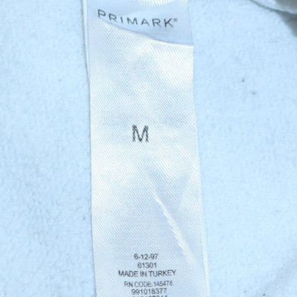 Mens UK Size M Primark White Pullover Hoodie